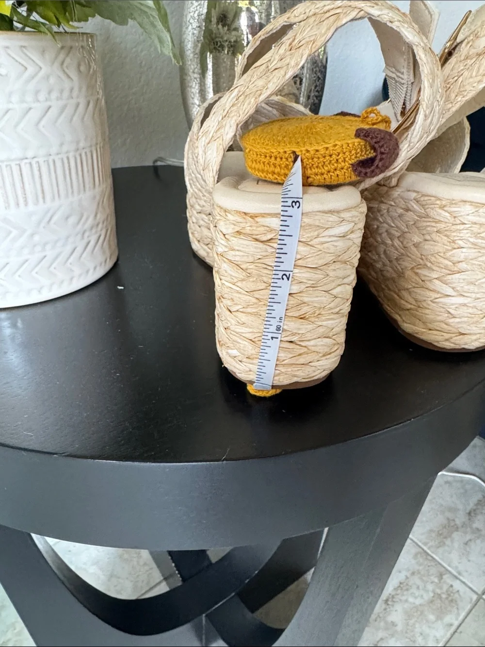 Shu Shop Strappy Espadrille Platform Sandals in Natural